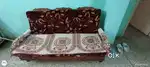 Teak Wood Sofa Set-3+1+1 with cushions plus wooden centre table