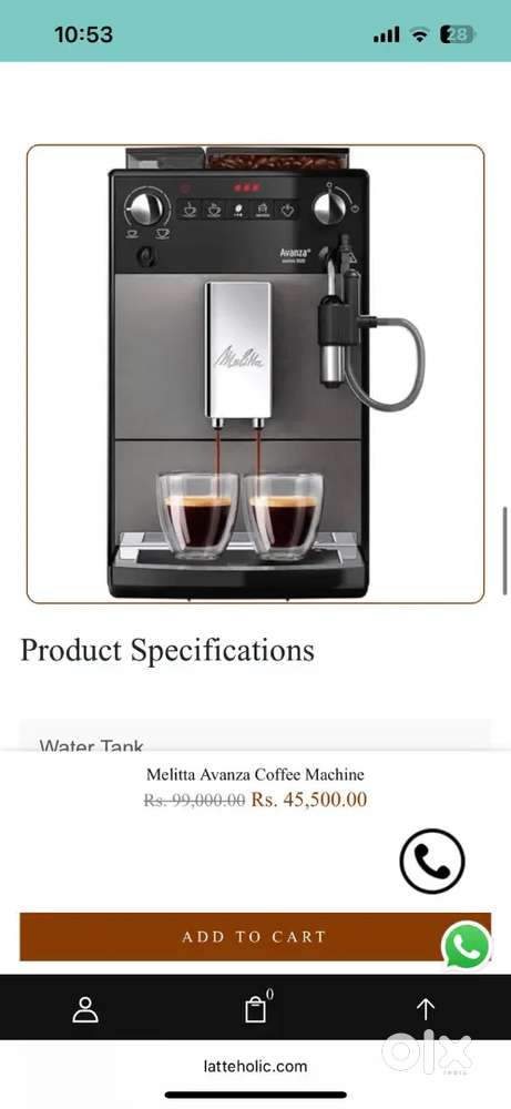 Letteholic Melitta Avanza Coffee Machine