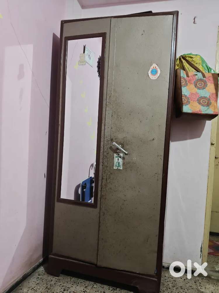 Metal Cupboard with mirror
