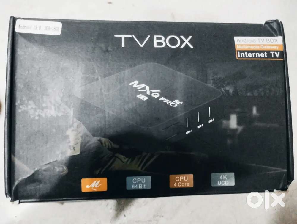 TV box MXQ pro 5g 4k android TV box multimedia gateway internet tv