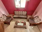 Good condition sofa + tea table sale urgent