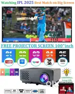 fhd multimedia smart portable led projector -projector screen FREE