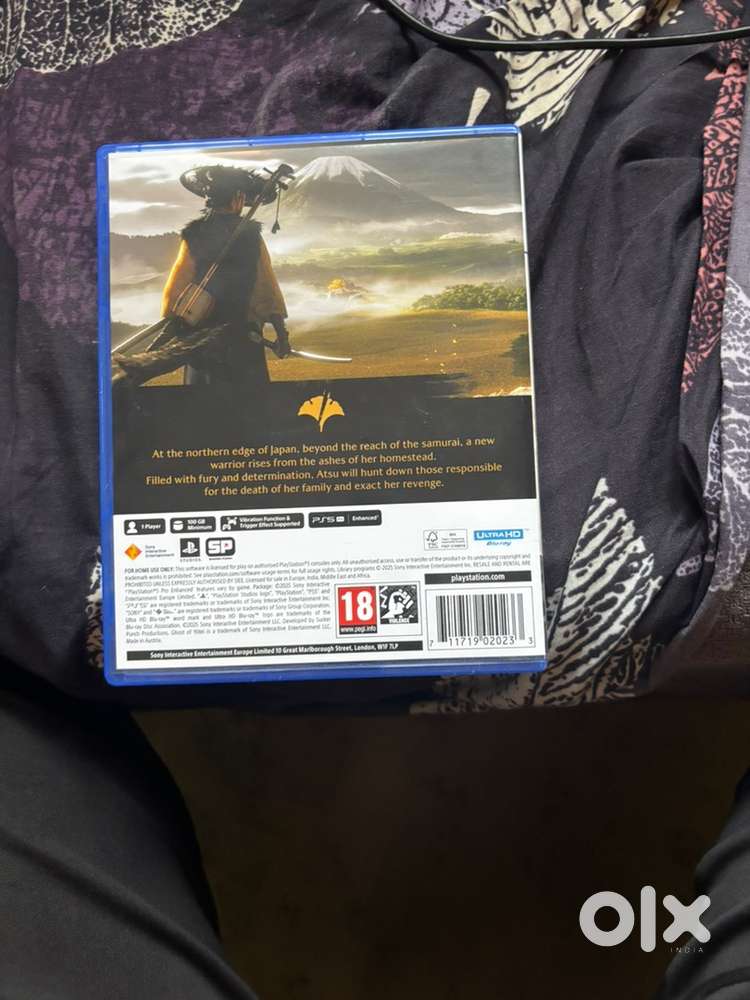 PS5 game Ghost of Yotie