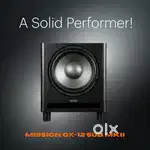 Mission QX12 High End 12 inch Active Subwoofer New At Hifi Gallery