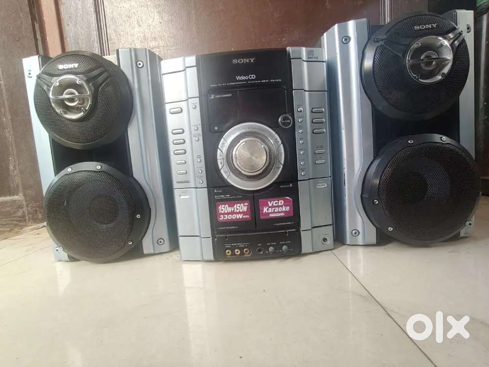 Sony music system working Bluetooth Aux 3300W . 150+150