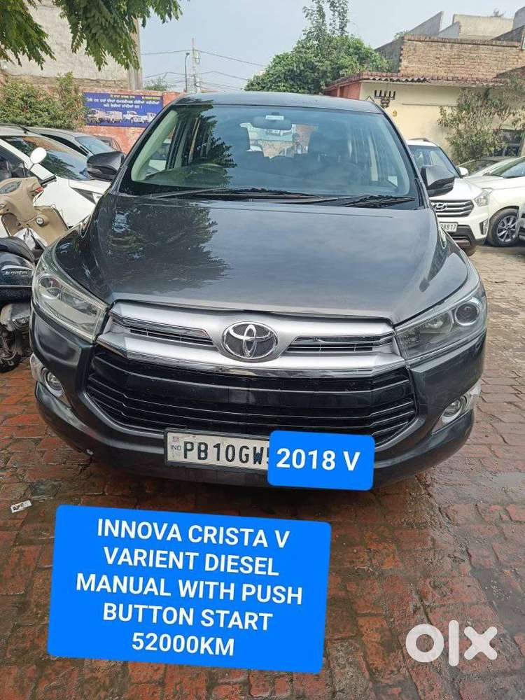 Toyota Innova Crysta 2.4 V 8 STR, 2018, Diesel