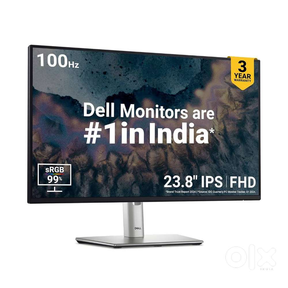 Dell 24 inch P2425H Monitor,BLACK, IPS FHD100Hz 99% sRGB  250 cd/m2