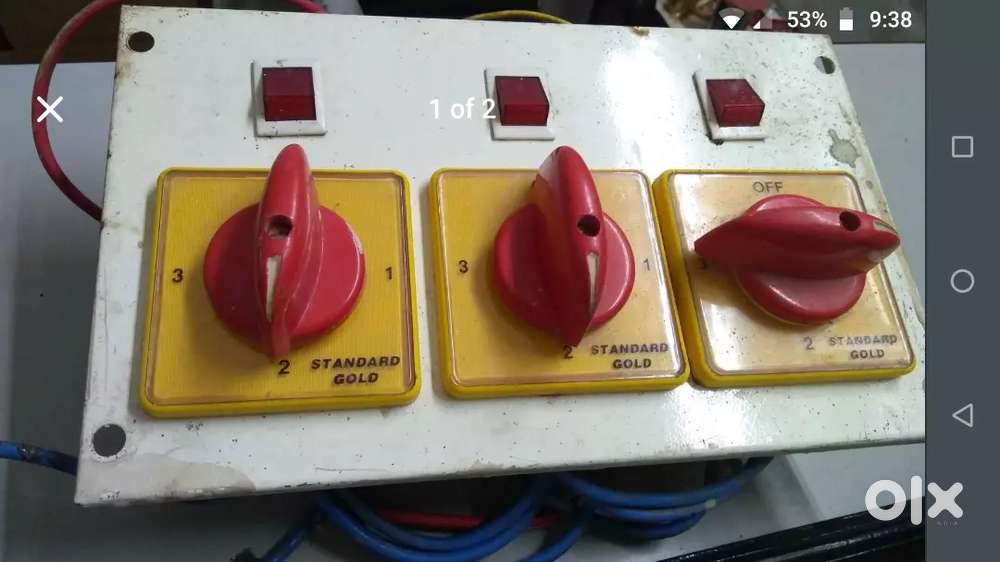 3 phase changeover switches
