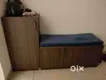 Wooden shoe cabinet