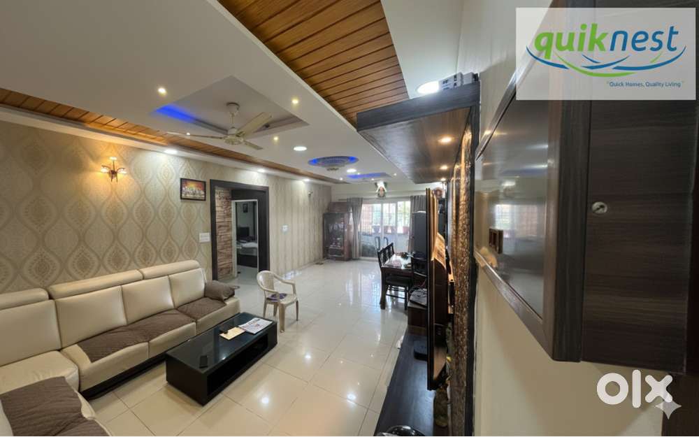 3 BHK Semi-Furnished Apartment for Lease in RR Nagar – East Facing