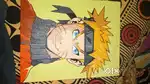 Naruto painting with canvas