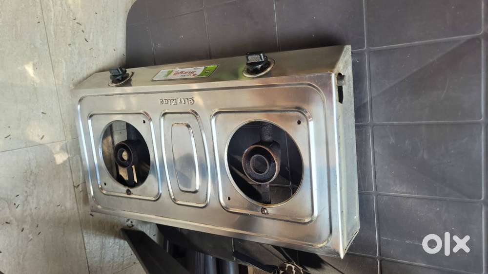 Surya Stove 2 burner gas shegdi and Plastic table