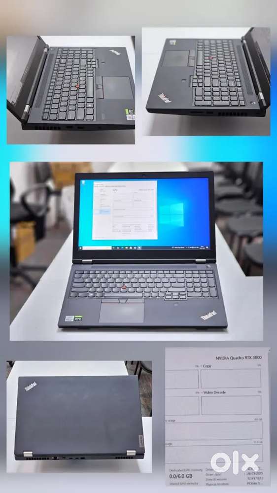 LENOVO THINKPAD P15 (RTX3000 6GB GRAPHICS)
