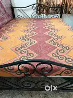 Bed with mattress