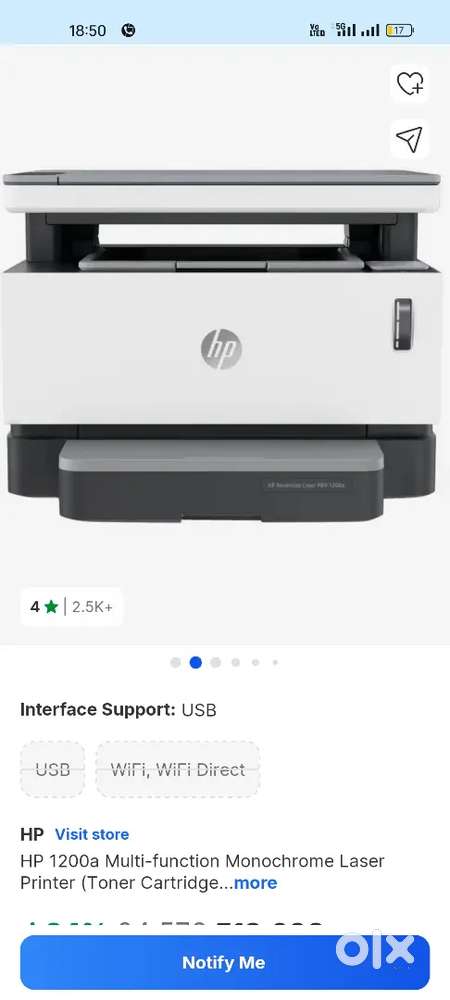 Hp neverstop laser mfp 1200a and Epson L3210