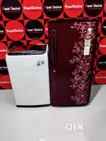 LG smart inverter washing machine and LG single door refrigerator