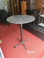 Brand new metal nd marble standing Hotel Table High quality strong nd