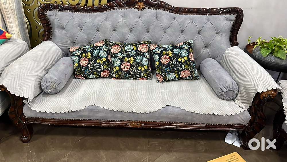 Wooden sofa 5 seater