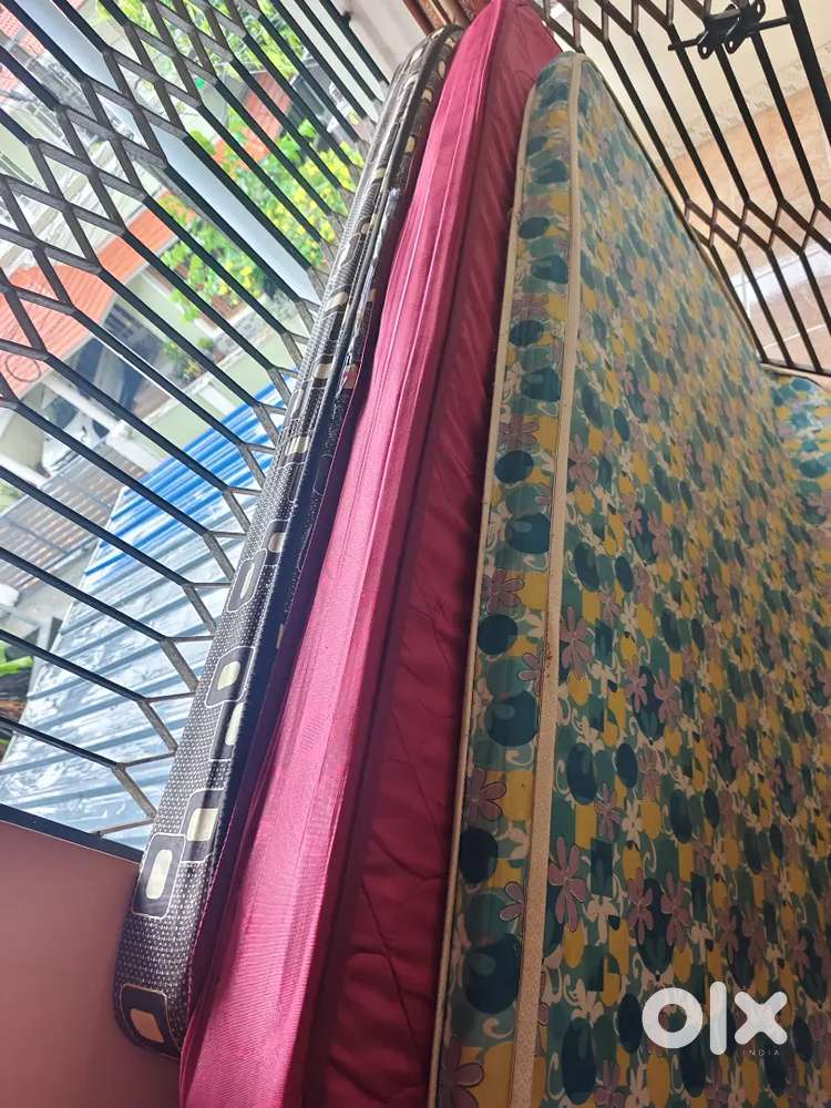 Wood bed and mattress for sale