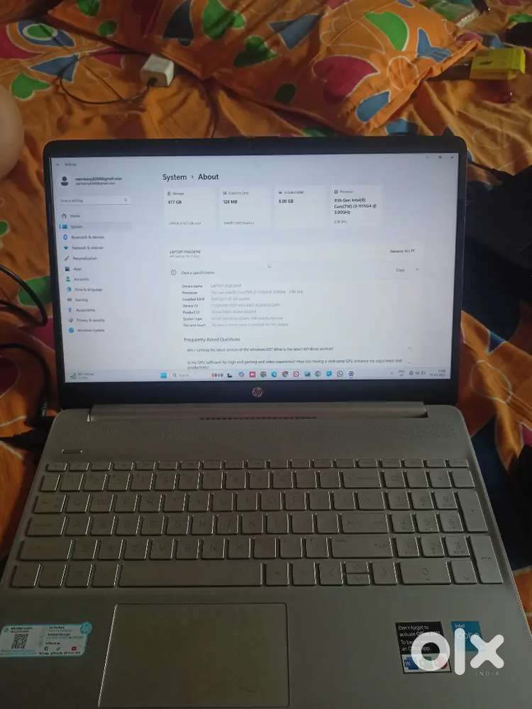 HP LAPTOP 15s-fr2xx