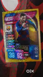 Messi UCL CENTURION 2019 CARD FOOTBALL MATCH ATTAX TOPPS