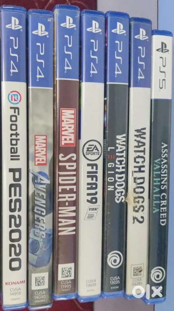 PS4 and PS5 games(Pre Owned)