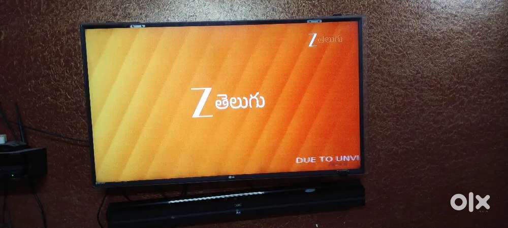 2019 model 43inch Lg LED  tv with screen protector glass