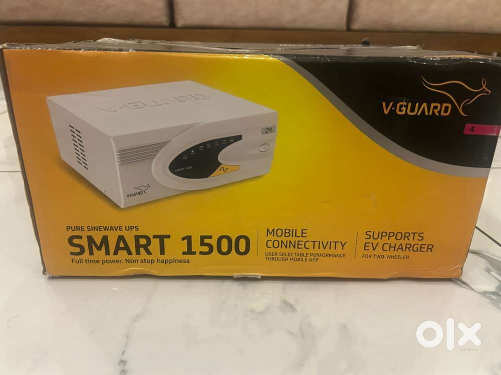 V-Guard Smart 1500 Pure Sinewave Inverter – (Unopened, Sealed New)