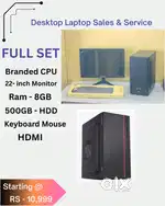 Replacement Warranty  NEW Branded i3-i5-i7 Desktop Laptop Sales & Serv
