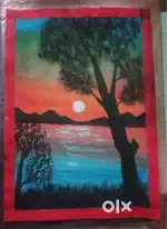 Landscape handmade painting