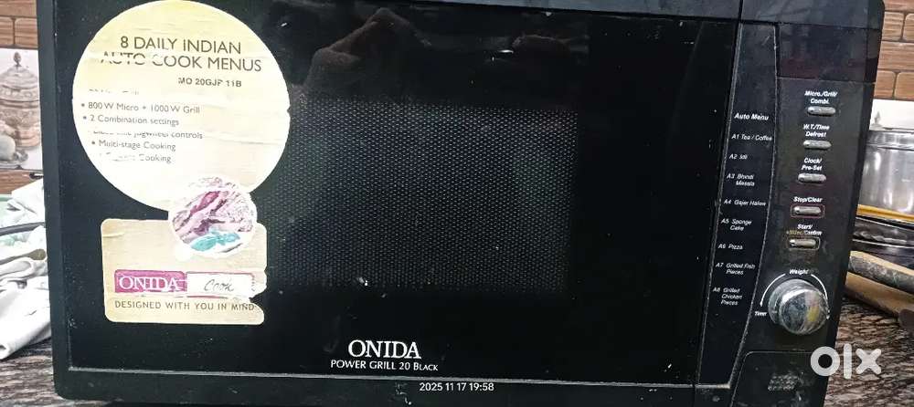 Onida 20L Grill Microwave – Not Working (Repair)