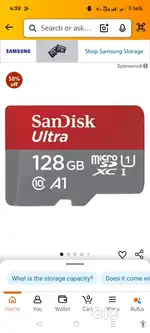 Brand New 128 gb Sandisk memory card