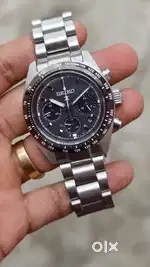 Seiko speedtimer black new