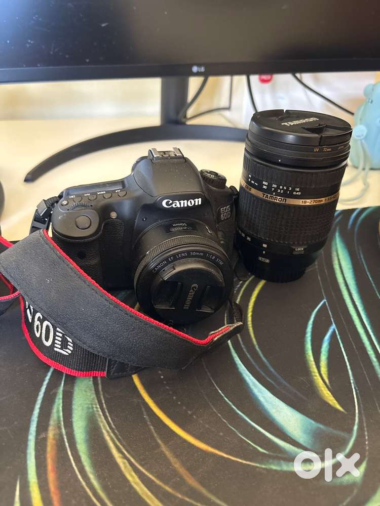 Canon 60D with lenses and bag