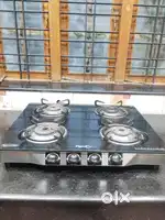 Pigeon 4 burner glass top gas stove