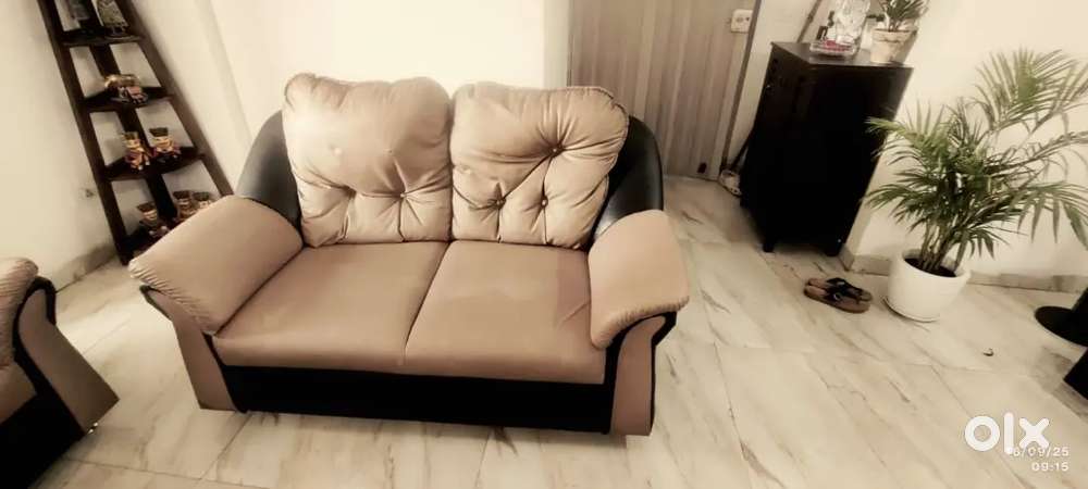 Sofa set 3+2+2 and center table, and TV unit