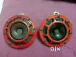 Red grill 12v High tone HELLA Car horn 1set sale