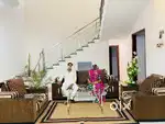 Sofa set with center table