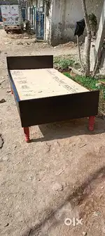 Single bed without box 1 piece bhi wholesale rate per available