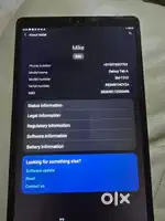 Samsung tab A single used silver color
