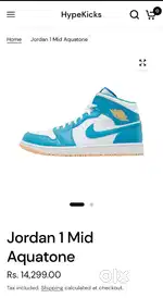 Nike Air Jordan 1 Aquatone