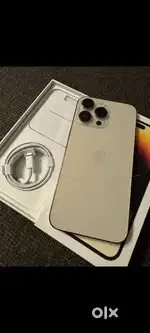 REFURBISH MODEL APPLE IPHONE 14 PRO MAX GOLD COLOR MINT CONDITION