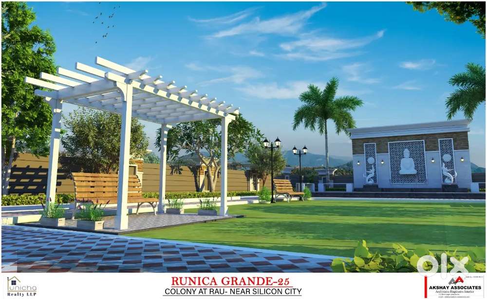 Plot size available from 998 -1500square feet