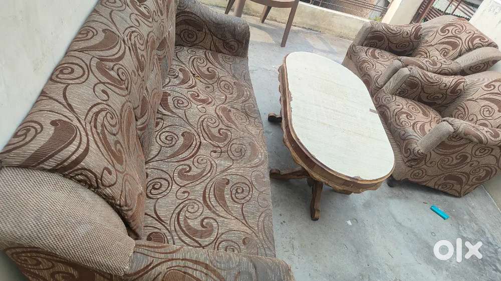 5 siter soffa set with table