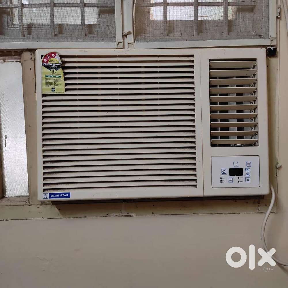 BlueStar Window AC 1.5 Ton 2019 3W18GA Working Condition Copper Cond
