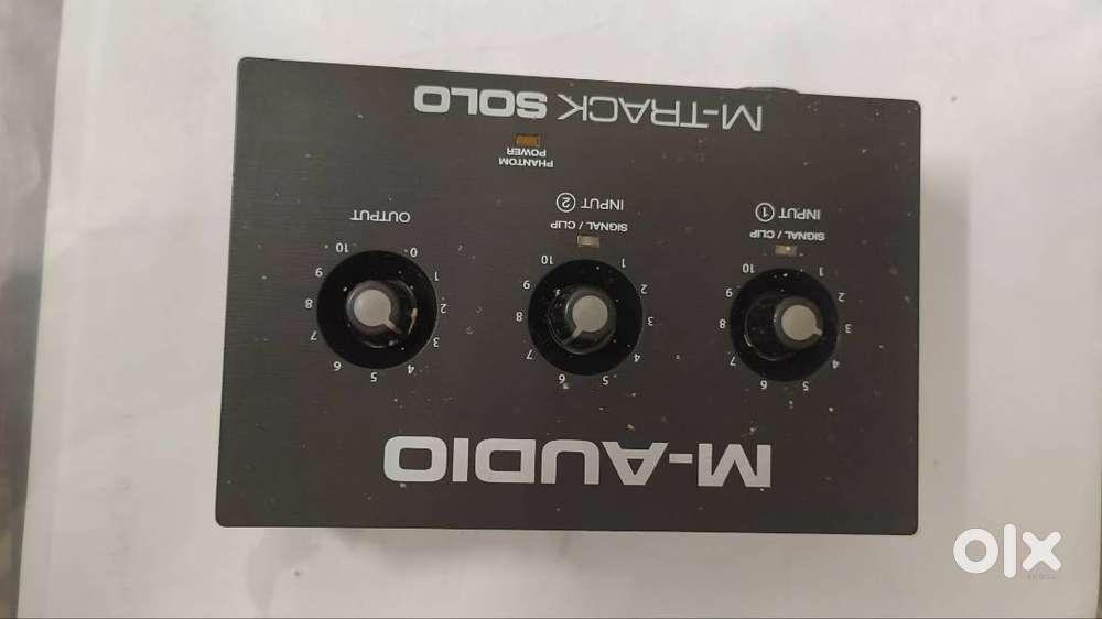 Audio Interface  M audio M Track Solo  Mic bm 800  Song Recording