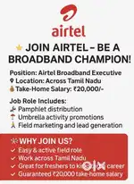 Airtel - Wi-Fi Modem sale Executive