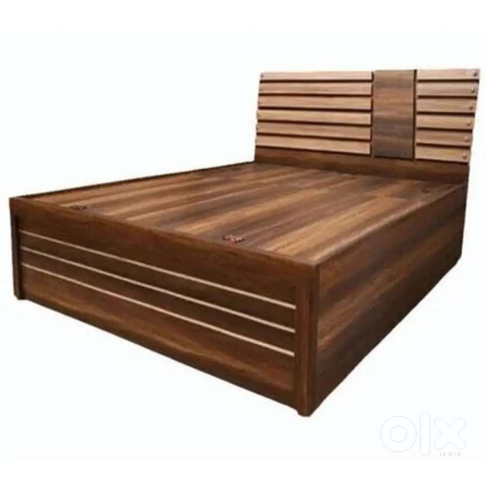 Super discount buy new double bed with box -5990/- EMI available