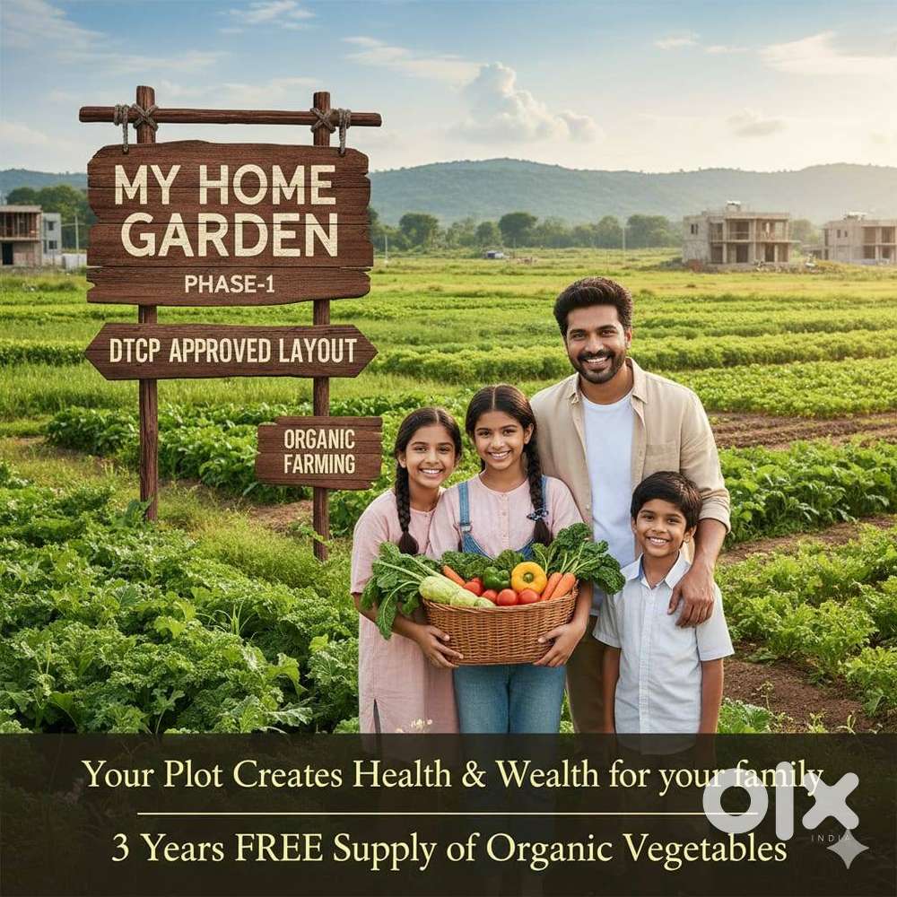 ORGANIC FARMING AND DTCP APPROVED LAYOUT