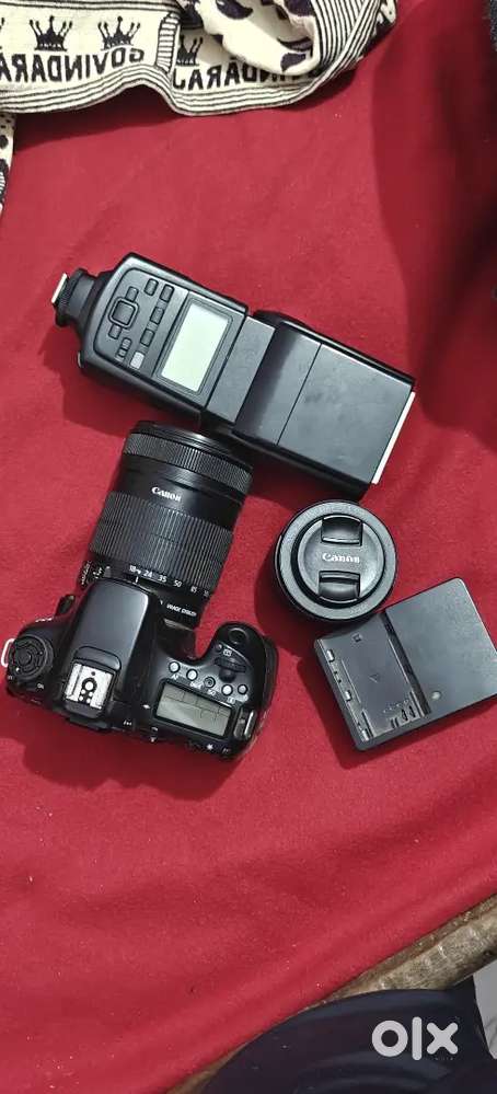 Canon 70D with lence Good condition